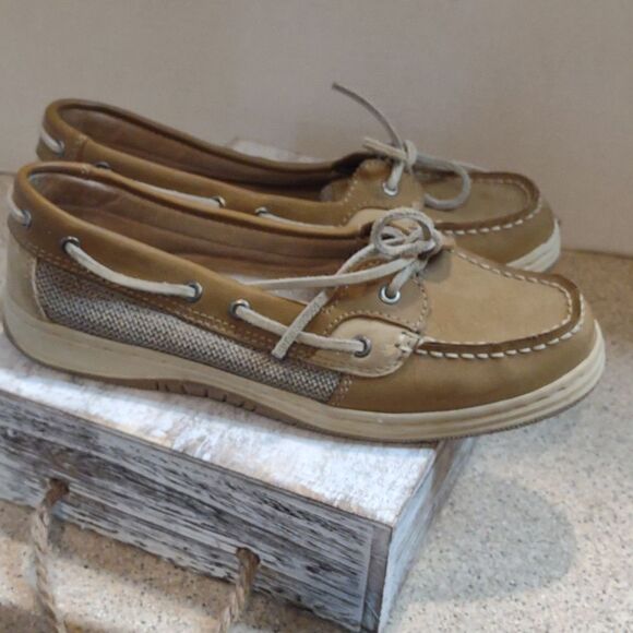 👍 Sperry Boat Shoes Size 8.5. A6 - Picture 3 of 8